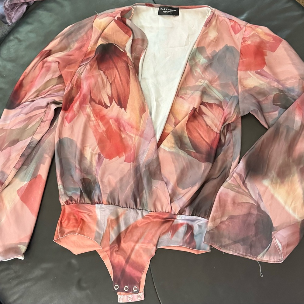 Floral Printed Bodysuit